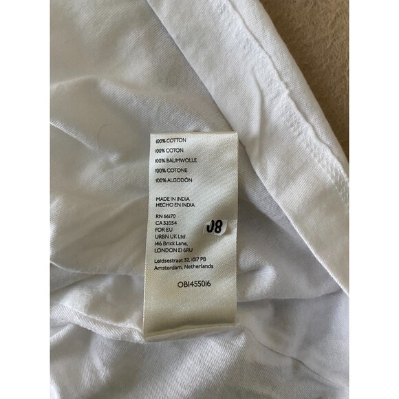 FREE PEOPLE Apricot Rose Eyelet Mini Dress with Puff Sleeve, White, XS $138 NWT - Picture 9 of 12